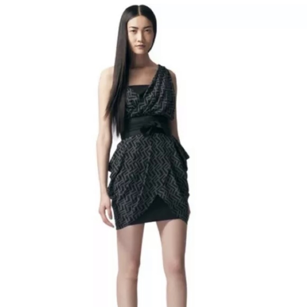 Alexander McQueen Target Zig Zag Print Dress 11 10